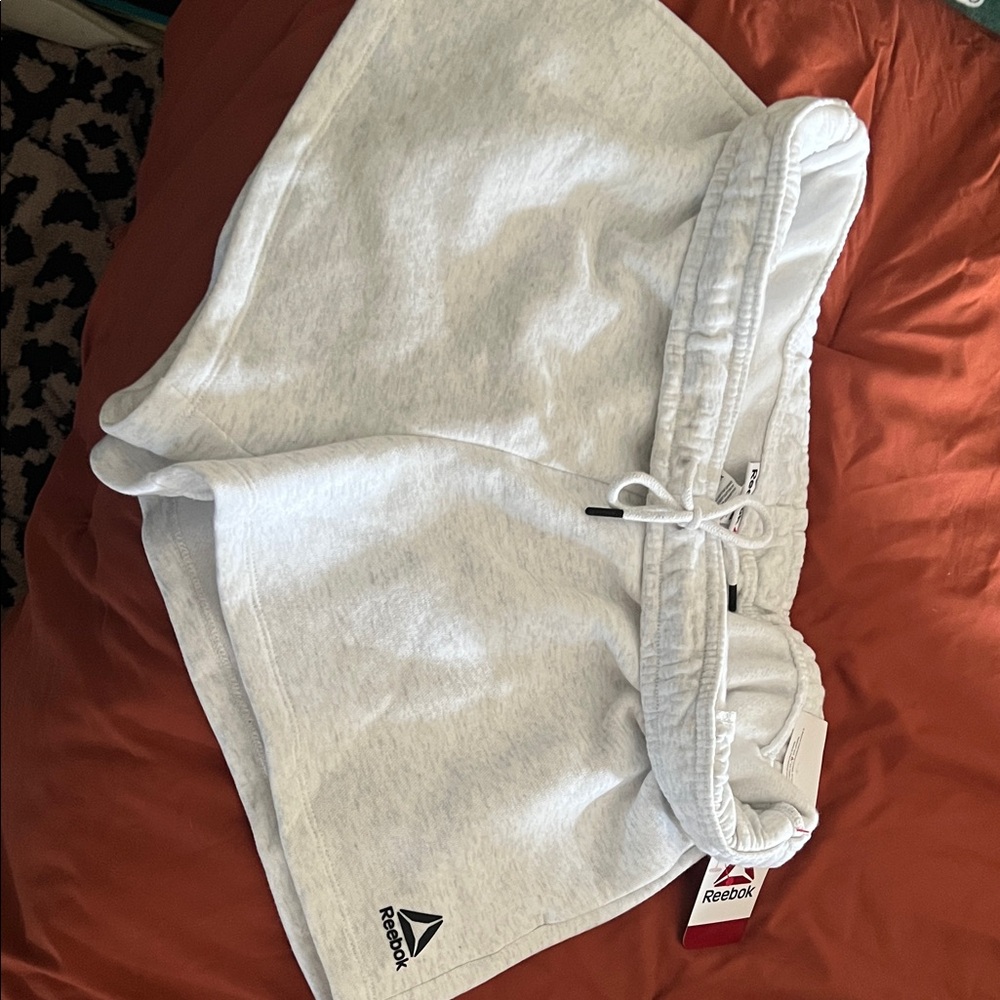 Reebok Light Gray Casual Shorts